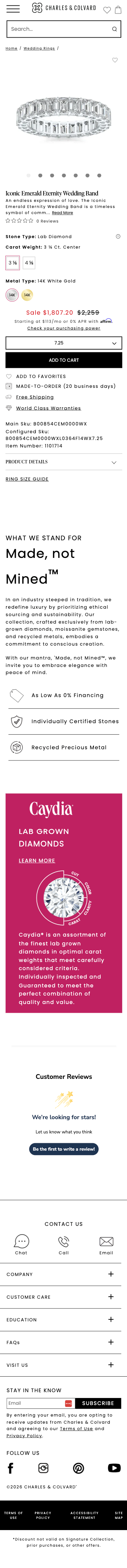 Charles & Colvard mobile product details